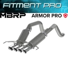 Mbrp S7030304 Pro Series Axle-back Exhaust W/quad Tips For 2014-2019 Corvette C7 New. Price: $1189.99.
