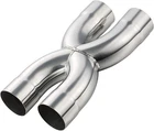 Lcgp Universal 2.5" In/out Crossover Pipe 12" Length Stainless Steel Exhaust New. Price: $61.50.
