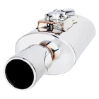 Exhaust Muffler Varex Stainless Steel Oval 2.5" Center Id, 4" New. Price: $359.10.