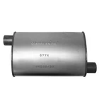 Cherry Bomb Turbo Muffler With 2 In. Offset Inlet, Outlet, And 18 New. Price: $53.49.