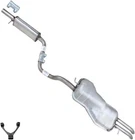 Stainless Steel Resonator Muffler Exhaust Kit Fits: 1999-2004 Vw Jetta 2.8L New. Price: $270.81.