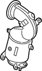 Genuine Part Jaguar Land Rover Catalytic Converter LR094162 Oem + Core Charge New. Price: $3275.00.