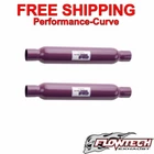 Flowtech Purple Hornies Glasspack Muffler 2.25" In Out 50225FLT New. Price: $102.38.