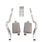 62-74 Mopar Body Car 2.5" Dual Exhaust Kit Chamber Rear Exit No Tip New. Price: $239.99.