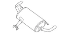 Genuine Nissan Muffler 20100-JB000 New. Price: $637.40.