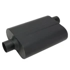 Speedway Motors Welded Chamber Muffler, 2.5 Inch, Offset Inlet/center Outlet New. Price: $72.99.