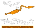 Gm Oem 15-17 Suburban Exhaust System Components-muffler Pipe 23385910 New. Price: $403.98.