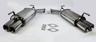 Axle Back Exhaust Stainless 3" Tip Mufflers Fits Infiniti M35 M45 2006-2010 New. Price: $259.99.