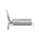 Exhaust Muffler Assembly-quiet-flow Walker 50076 Fits 11-15 Chevrolet Cruze New. Price: $263.99.