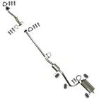 Stainless Steel Resonator Pipe Rear Muffler Fits: 1998-2002 Accord 2.3L 4DR New. Price: $264.91.