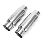 Blackhorse-racing 3 Inlet Outlet Exhaust Muffler Pair Of Inch Resonator New. Price: $108.33.
