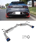Dual Burnt Tips 4" Muffler Axle Exhaust For 19-UP Mazda Hatchback & CX-30 New. Price: $349.98.