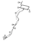 Genuine Mopar Front Pipe And Converter 57008368AA New. Price: $1355.18.
