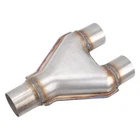 Fgjqefg T409 Stainless Steel Y Pipe 3'' Inch 3" Single To 2" Dual, Metallic New. Price: $35.78.